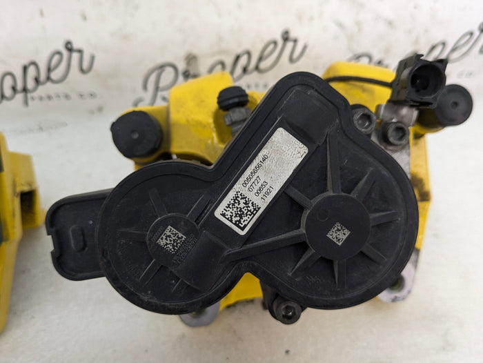 2018-2024 Alfa Romeo Stelvio 2.0 Brembo Rear Caliper Set Left Right Yellow Electronic