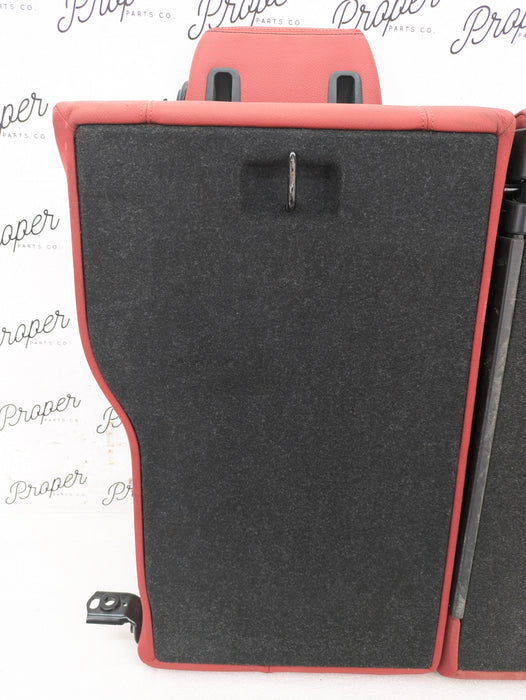 BMW F22 228xi M235xi 230xi M240xi Coral Red Dakota Leather Rear Seats Set