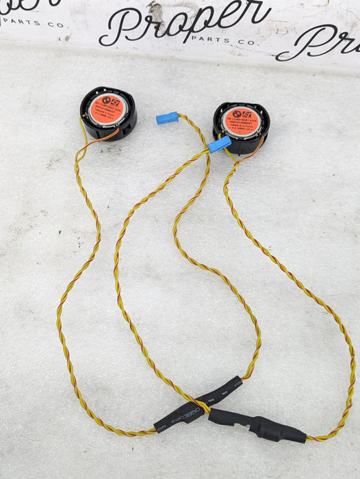 BMW E60 E61 530xi 545i 525xi M5 Logic 7 Hifi Tweeter Speakers Pair 65136919351