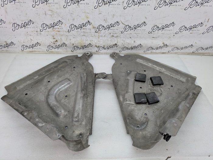 Chevrolet C7 Corvette Stingray Z51 Left & Right Side Fuel Gas Tank Shield Pair Set