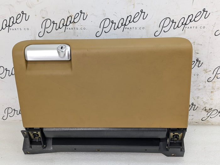 Porsche 996.2 911 Carrera 4 Complete Glove Box Savanna Beige Leather 99655207901
