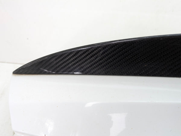 BMW E92 M3 335i 328i LCI Coupe Trunk Lid W/Aftermarket Spoiler Alpine White (300) 41627254428