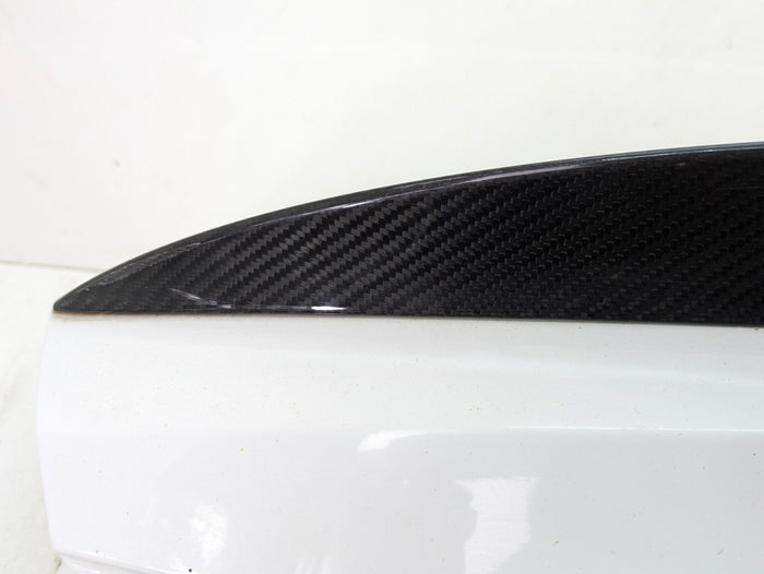 BMW E92 M3 335i 328i LCI Coupe Trunk Lid W/Aftermarket Spoiler Alpine White (300) 41627254428