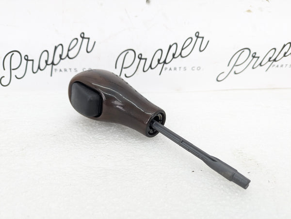 BMW E46 330ci 328ci 325ci 323ci 320i Myrte Wood Grain Automatic Shifter Selector Knob Handle 25161423259