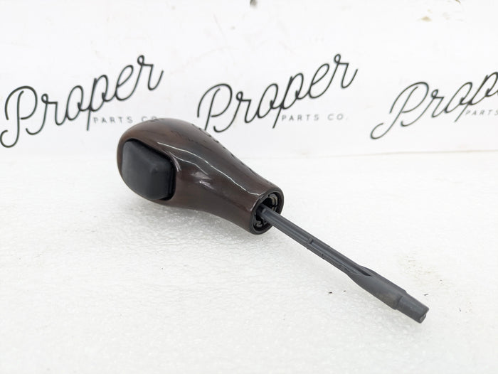 BMW E46 330ci 328ci 325ci 323ci 320i Myrte Wood Grain Automatic Shifter Selector Knob Handle 25161423259