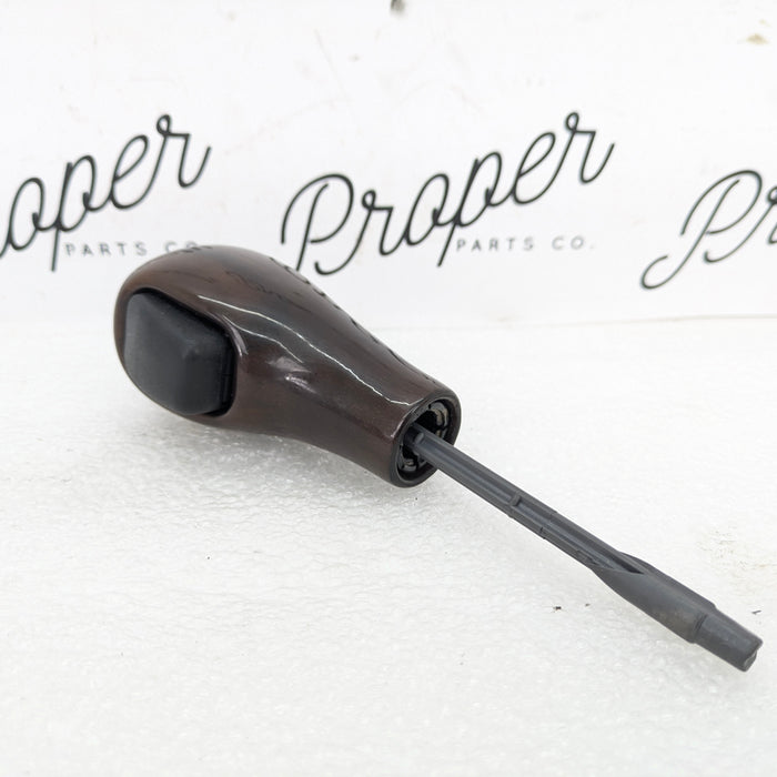 BMW E46 330ci 328ci 325ci 323ci 320i Myrte Wood Grain Automatic Shifter Selector Knob Handle 25161423259