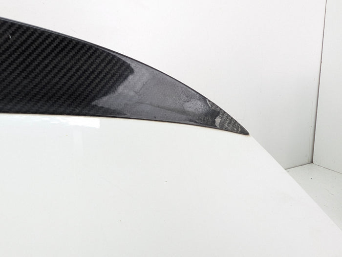 BMW E92 M3 335i 328i LCI Coupe Trunk Lid W/Aftermarket Spoiler Alpine White (300) 41627254428