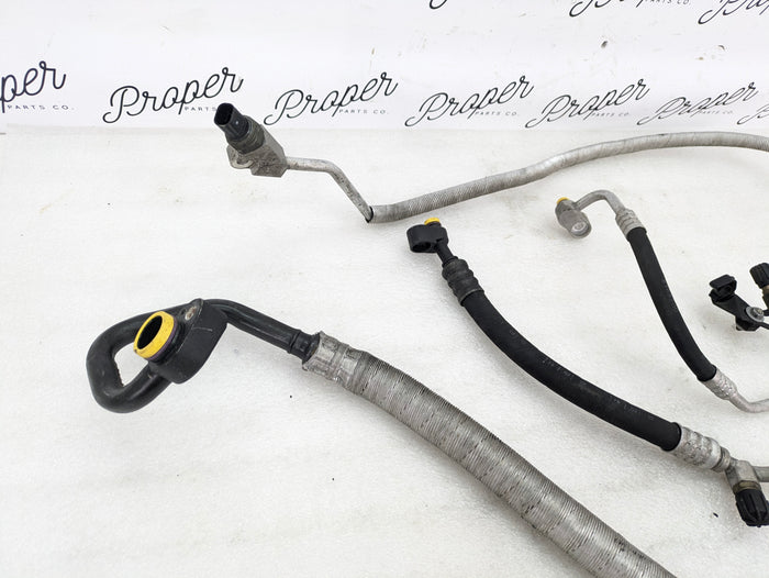 BMW E46 330ci 328ci 325ci 323ci A/C Air Conditioning Condenser Evaporator Dry Pressure Line Suction Hoses 6914361/6908754