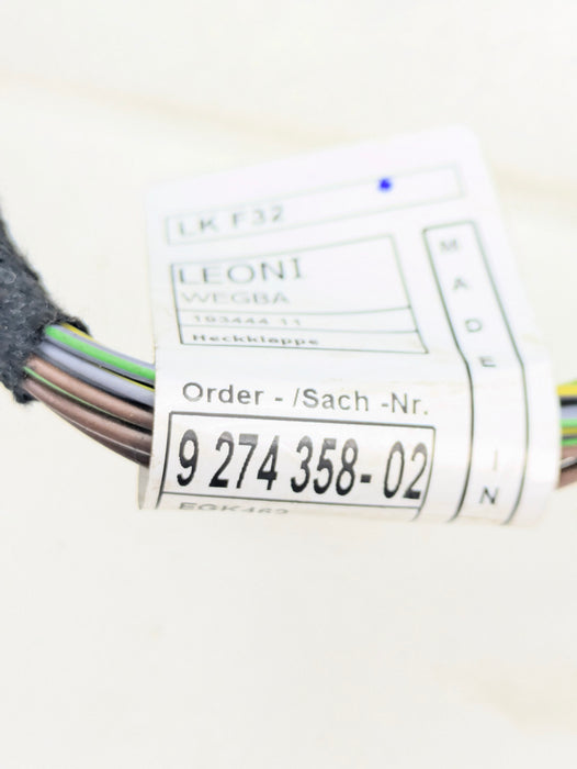 BMW F32 435xi 440xi 430xi 428xi Trunk Lid W/Camera & Wiring Harness Estoril Blue (B45) 41007381193