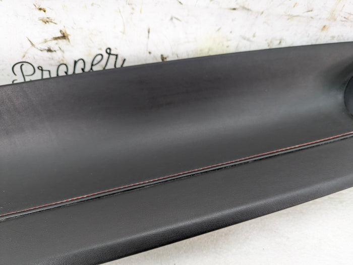 2018 Chevrolet 6th Gen Camaro 2SS Right/Passenger Side Dashboard Trim Panel Black Leather/Red Stitching 84124223/84091802