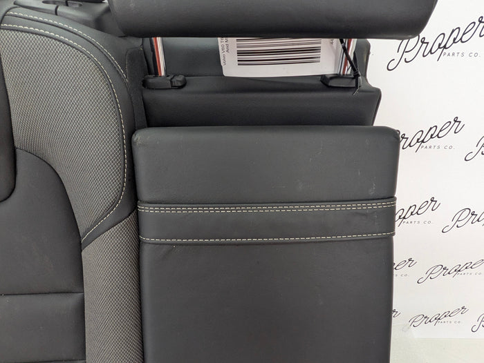 2021 Volvo V60 T6 R-Design Rear Right/Center Black Leather Upper Seat Back *DAMAGED*