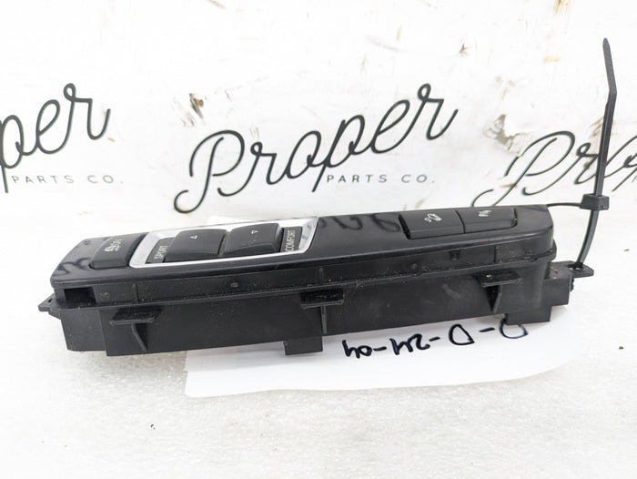 BMW F01 Center Console Driver Mode Control Multi Switch Park Distance & Hill Descent 9201486