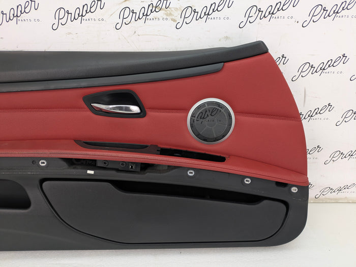 BMW E92 M Sport Interior Seats Set Coral Red Leather 8695884/6970729/6970730/9168956/6962584/7119846/7119815