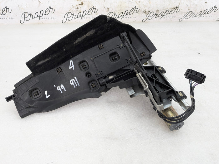 Porsche 996.2 911 Carrera 4 Cabriolet Convertible Left/Driver Side Rear C Pillar Top Flap & Motor Assembly