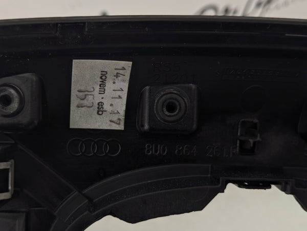 2015-2018 Audi 8U Q3 Center Console Gear Shift Trim Aluminum Mesh Bezel 8U0864261P