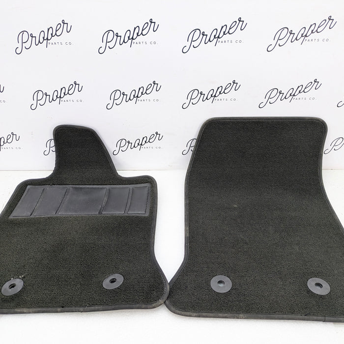 Chevrolet C7 Corvette Stingray Black Carpet Summer Floor Mats Set 84196982 *DAMAGED*