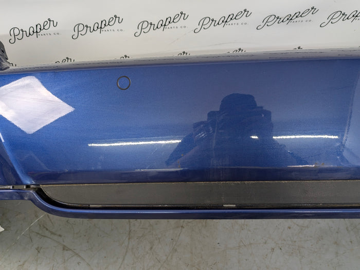 BMW E92 E93 335is 335i 328i M Sport Rear Bumper W/PDC Le Mans Blue (381) 51128044934 *DAMAGED*