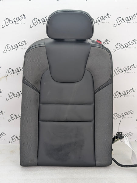 2021 Volvo V60 T6 R-Design Rear Left Black Leather Upper Seat Back *DAMAGED*