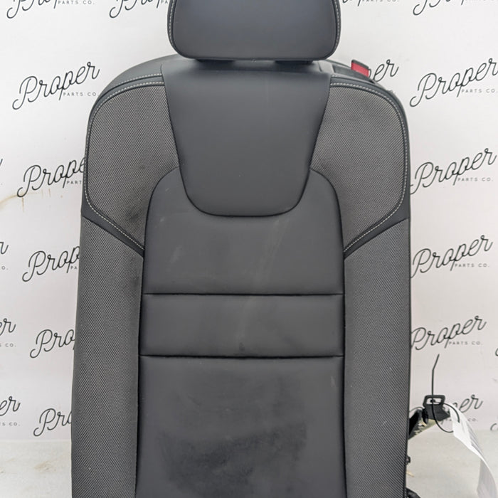 2021 Volvo V60 T6 R-Design Rear Left Black Leather Upper Seat Back *DAMAGED*