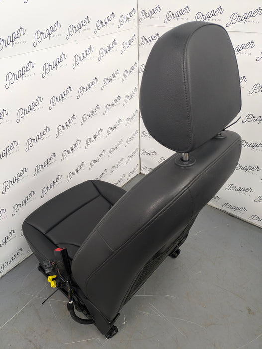 2018 Audi 8U Q3 Front Black Leather Seats Set Left Right Complete