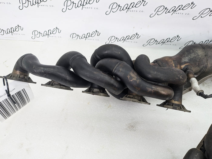 BMW E60 E61 M5 E63 E64 M6 S85 Exhaust Manifold Headers Left & Right Catalytic Converter Set 7836402/7836403
