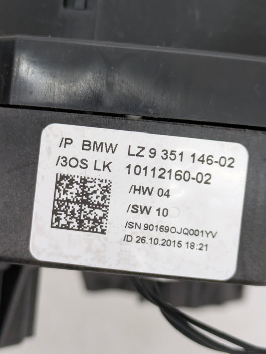 BMW F30 F31 F32 F33 F34 F36 340xi 335xi 330xi 328xi 320xi Steering Column Switch Unit/Clockspring 9351146