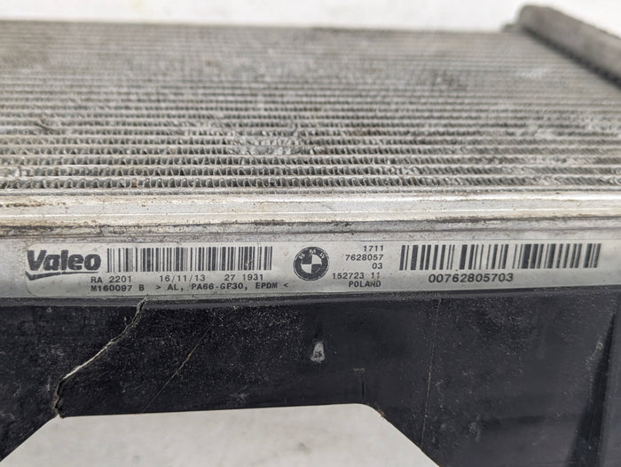 BMW F32 F33 F34 F36 F30 3 & 4 Series M Sport Auxiliary Radiator 7628057/7600698