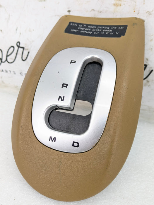 Porsche 996.2 911 Carrera 4 Automatic Tiptronic Shifter Gear Selector Trim Savanna Beige 99655225900