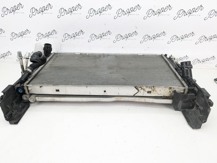 BMW E93 E92 E90 335is 335xi 335i N55 N54 DCT/Auto Transmission Radiator/AC Condenser 9229021/17117788903 *DAMAGED*