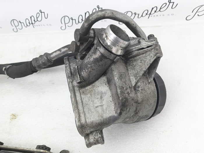 BMW E82 E88 135i N54 N55 Engine Oil Cooler Kit W/Filter Housing/Lines/Cooler