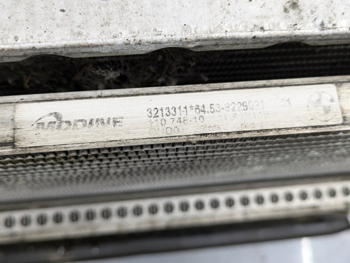 BMW E90 E92 E93 335i 335xi N54 N55 Manual Radiator/Radiator Fan/Intercooler 17117558480