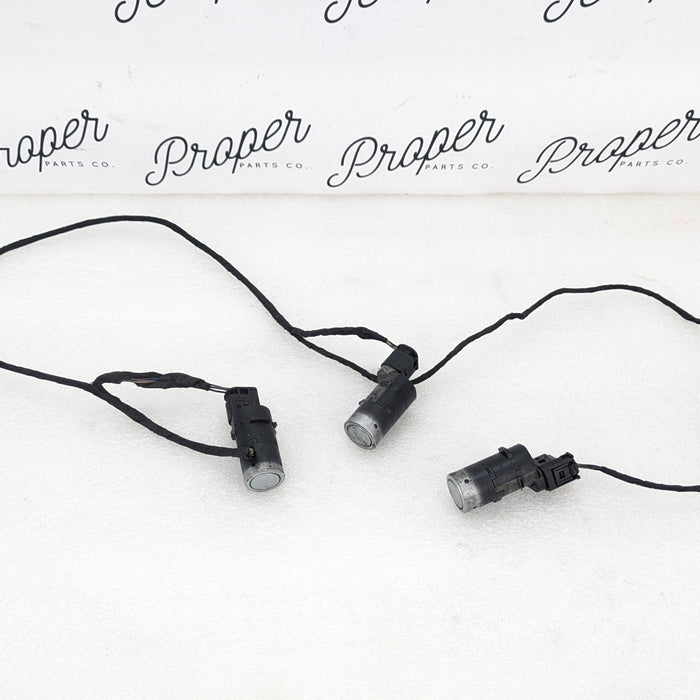 BMW E60 E61 M5 Front Bumper Harness & Parking Aid Ultrasonic Sensors White 6989071