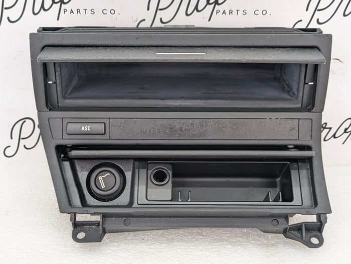 BMW E46 330ci 328ci 325ci 323ci Center Dashboard Ash Tray Storage Compartment ASC Switch Black 8202188/6901591/8205377