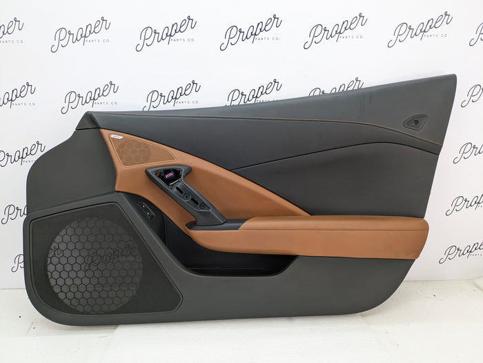 Chevrolet C7 Corvette Stingray Right/Passenger Side Door Card Panel Kalahari Leather *DAMAGED*