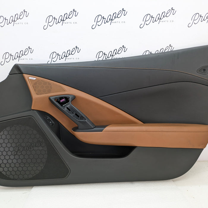 Chevrolet C7 Corvette Stingray Right/Passenger Side Door Card Panel Kalahari Leather *DAMAGED*