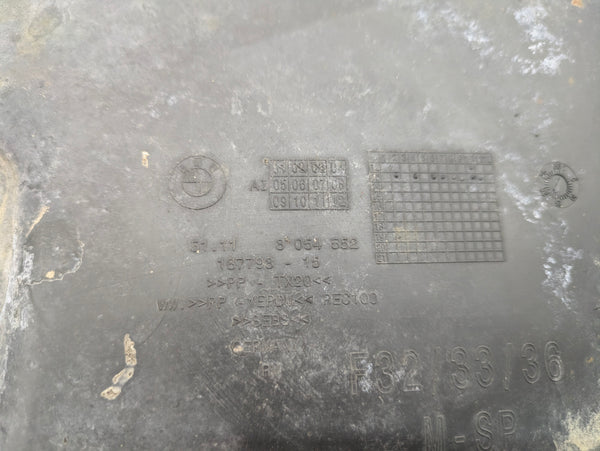 BMW F32 F33 F36 435xi 440xi 428xi 430xi M Sport Front Right/Passenger Side Lower Bumper Cover 8054552