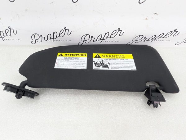 2021 Volvo V60 T6 R-Design Right/Passenger Side Black Sun Visor 30653404
