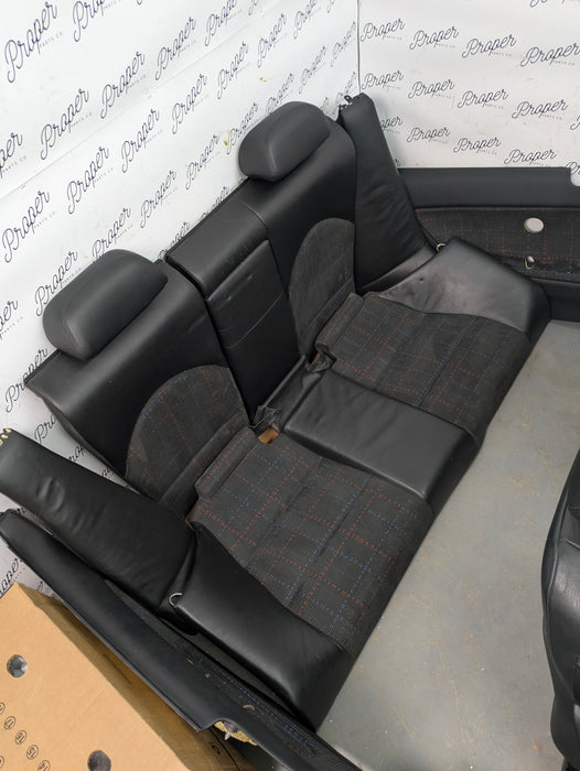 BMW E46 M3 M Texture Interior Swap Kit Door Cards & Seats