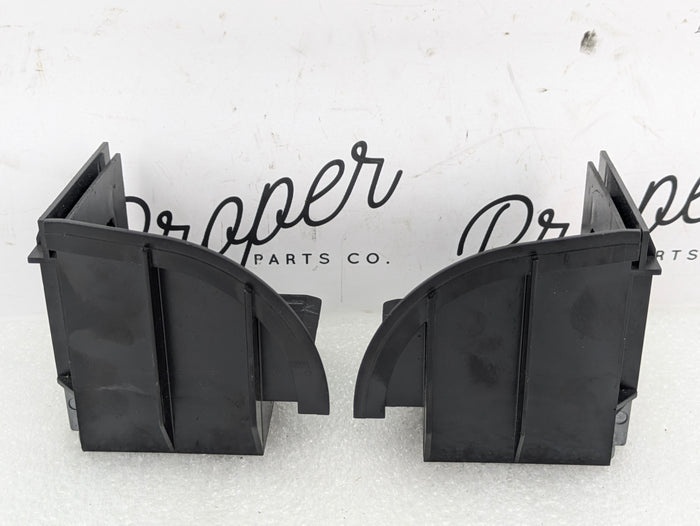 BMW E46 330i 325i 323i Wagon/Touring Rear Roll Blind Sight Protection Cover Mounting Support Brackets Set 7026710/7026709