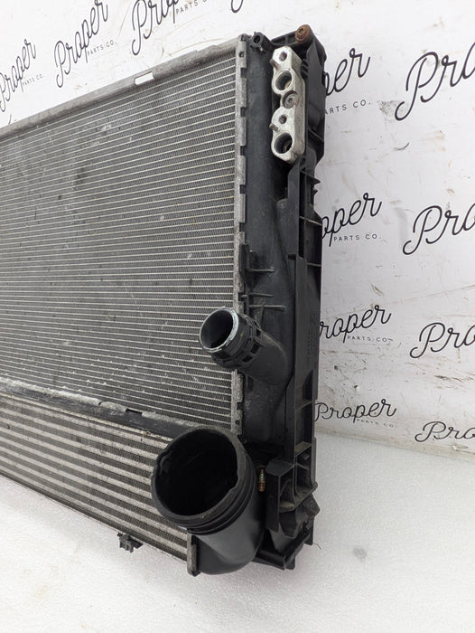 BMW E92 E93 E90 335xi 335i N55 N54 Manual Transmission Engine Cooling Pack Radiator/AC Condenser/Intercooler 17117558480