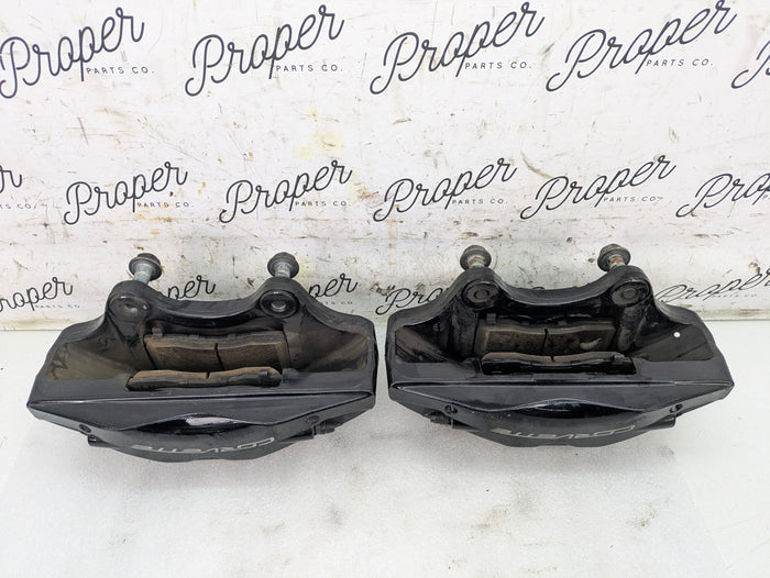 Chevrolet C7 Corvette Stringray Z51 Front & Rear Brembo Calipers Set Black 22847810/22847805/84089131/84089127