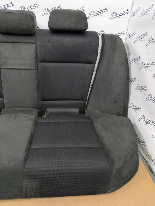 BMW E46 330i 328i 325i 323i ZHP M Sport Sedan Rear Split Folding Seats Complete Set Alcantara Cloth Laser