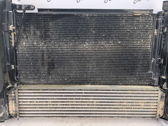 2018 Audi 8U Q3 Engine Motor Air Cooling Radiator Assembly & Turbo Intercooler 8K0121251/8U0145803/8U0121283