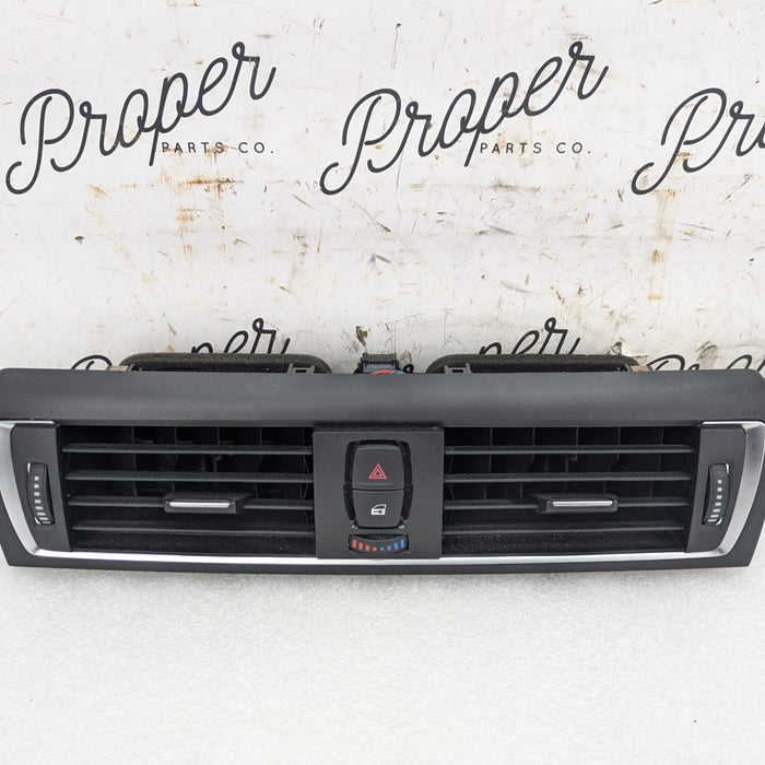 BMW F22 228xi M235xi 230xi M240xi Center Dashboard Air Vent & Trim 9317945 *DAMAGED*