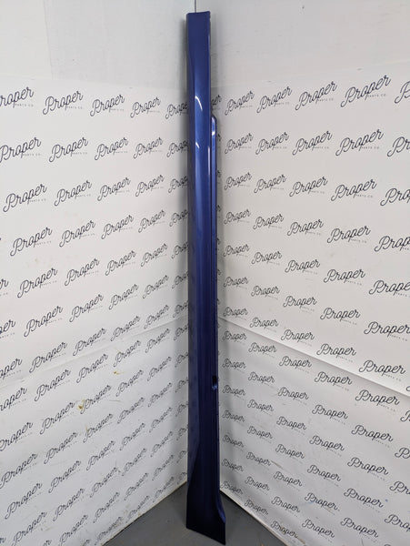 BMW G20 330ix M340ix 330ex M Sport Left/Driver Side Skirt Rocker Cover Panel Portimao Blue Metallic (C31) 8069381/51778099907 *DAMAGED*