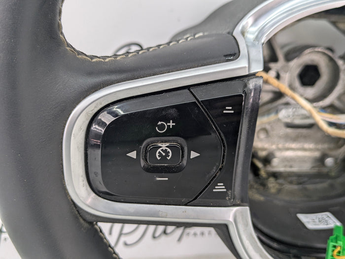 2021 Volvo V60 T6 R-Design Black Leather Steering Wheel & Buttons 32288776