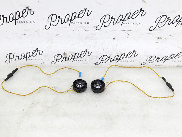 BMW E60 E61 530xi 545i 525xi M5 Logic 7 Hifi Tweeter Speakers Pair 65136919351