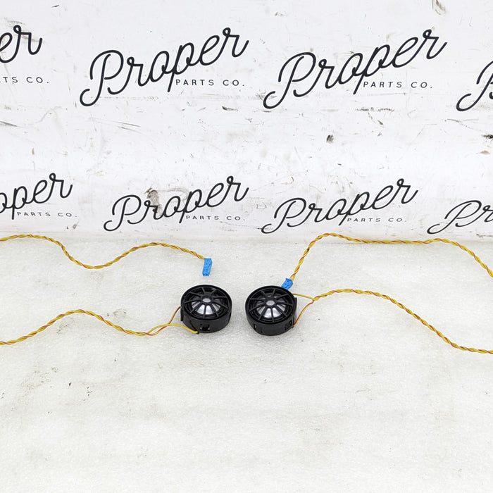 BMW E60 E61 530xi 545i 525xi M5 Logic 7 Hifi Tweeter Speakers Pair 65136919351