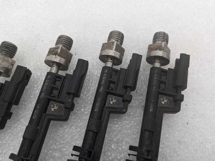 BMW E82 E88 E90 E92 E93 135 335xi N55 High Pressure Fuel Injectors Set of 6 7597870