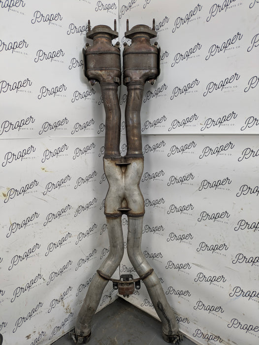 Chevrolet C7 Corvette Stingray Exhaust System X-Pipe Mid Pipe Catalytic Converters 12624906